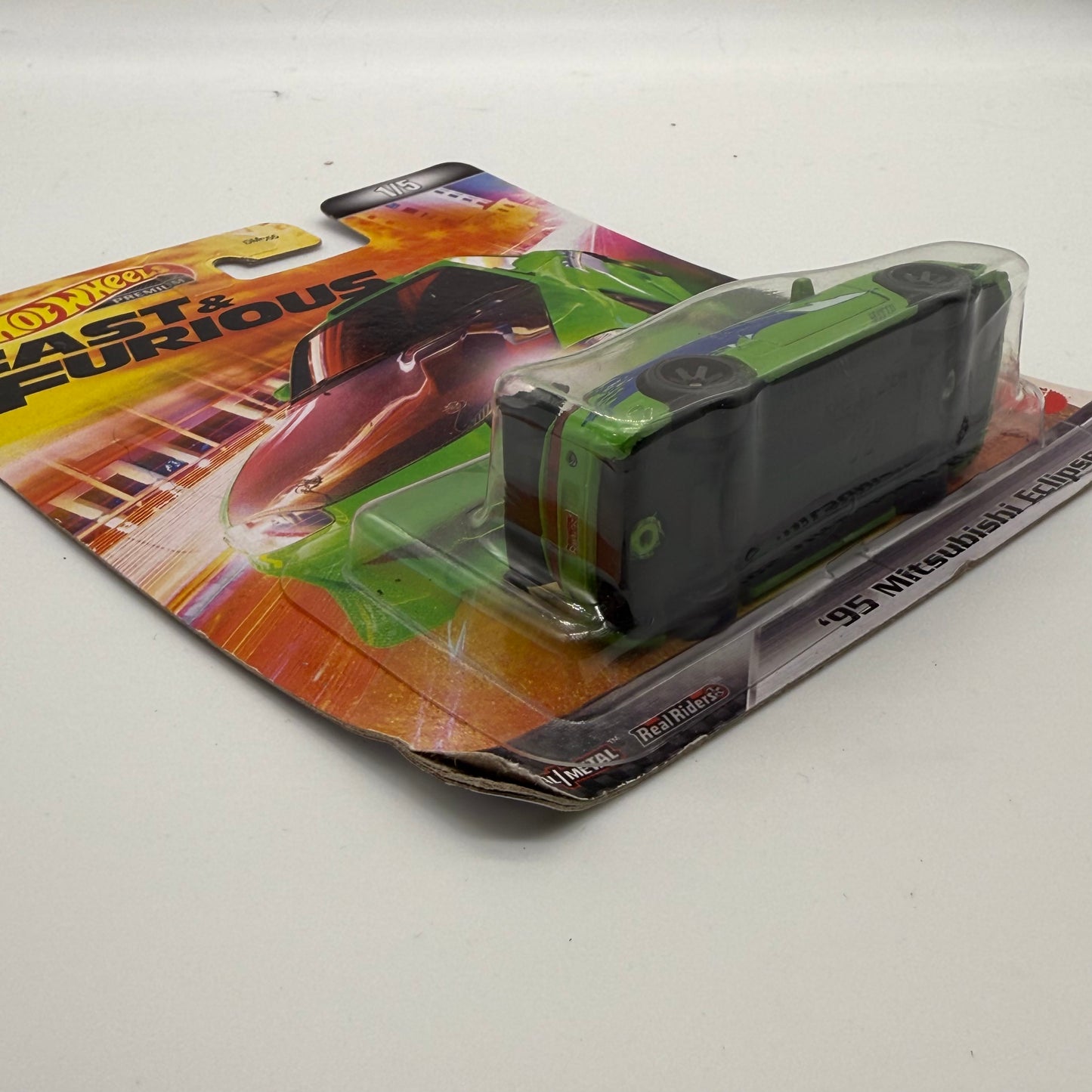 ‘95 Mitsubishi Eclipse - Fast & Furious 1/5 Hotwheels Premium *SOFT CORNER*