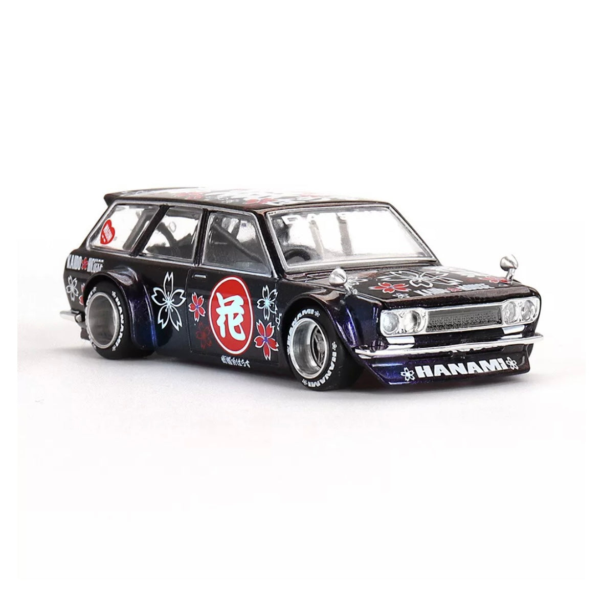 Datsun Kaido 510 Wagon Hanami V3 (Magic Purple) Kaido House & Mini GT 1/64