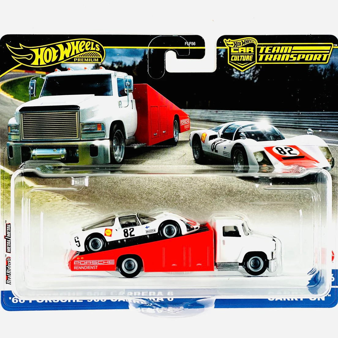 '66 Porsche 906 Carrera 6 Carry On #66 Hot Wheels Team Transport