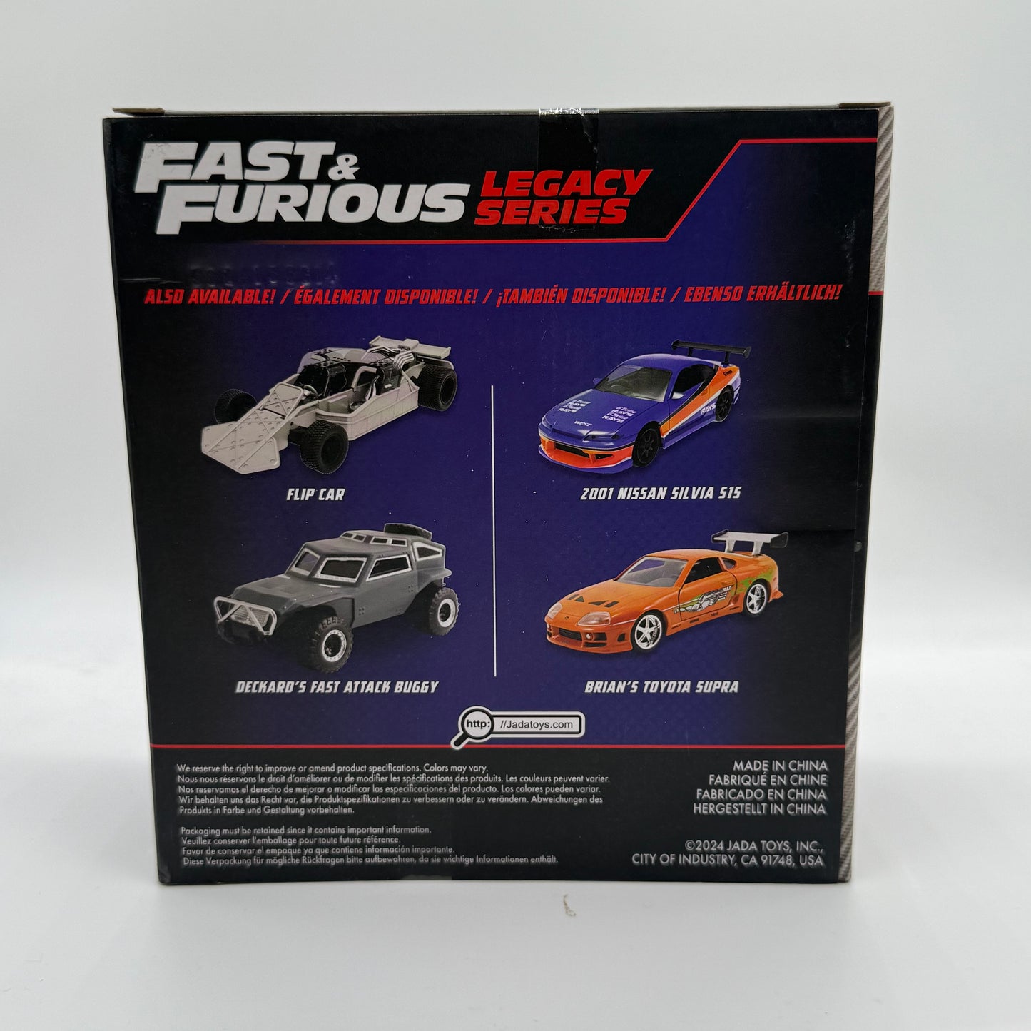 Fast & Furious Legacy Series - Brian’s Toyota Supra & 2001 Nissan Silvia S15 JADA TOYS 1:43 Scale