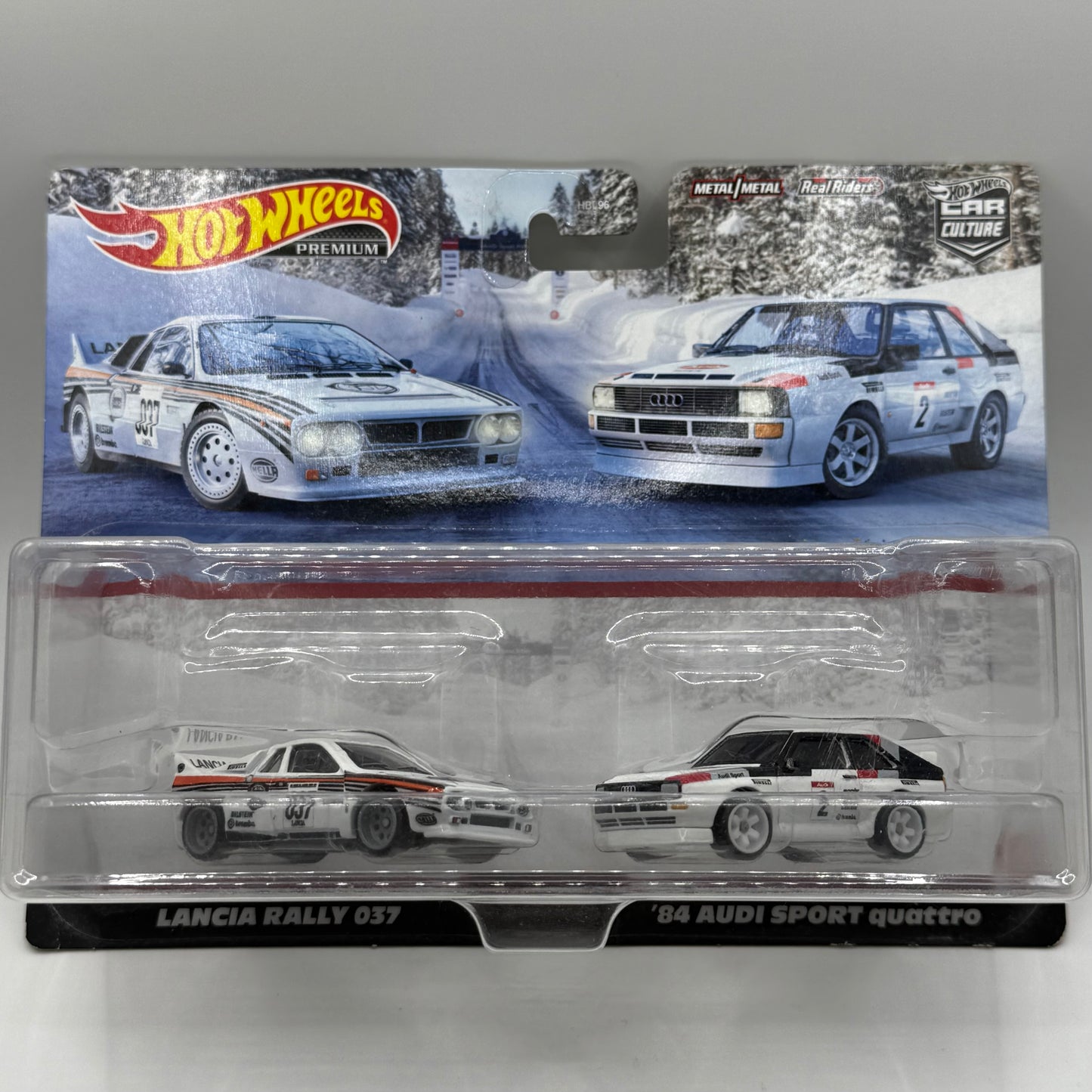 Lancia Rally 037 / ‘84 Audi Sport Quattro TWIN PACK - Hotwheels Premium