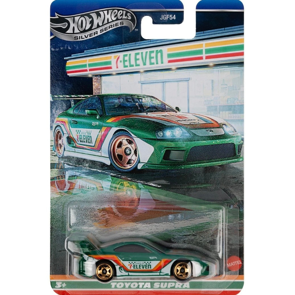 Toyota Supra 7/11 - Hotwheels Silver Series USA Exclusive