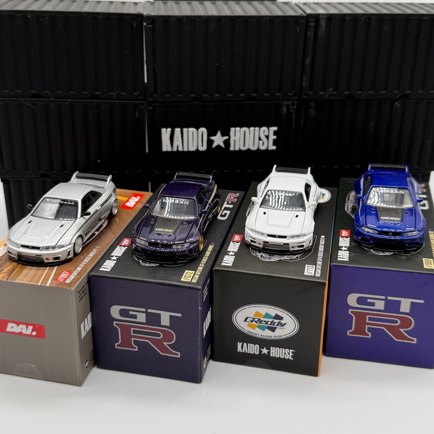 R33 KAIDO HOUSE BUNDLE - Includes all 4 Cars *LOOSE*