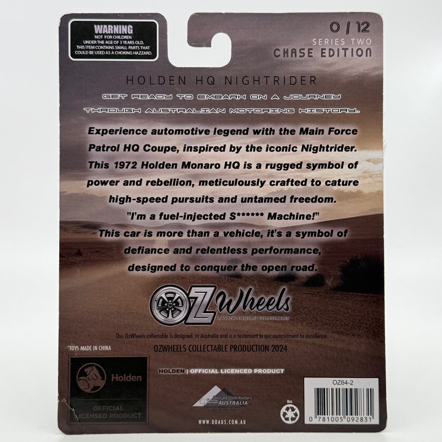 Holden HQ NIGHTRIDER “CHASE” Series 2 - Ozwheels