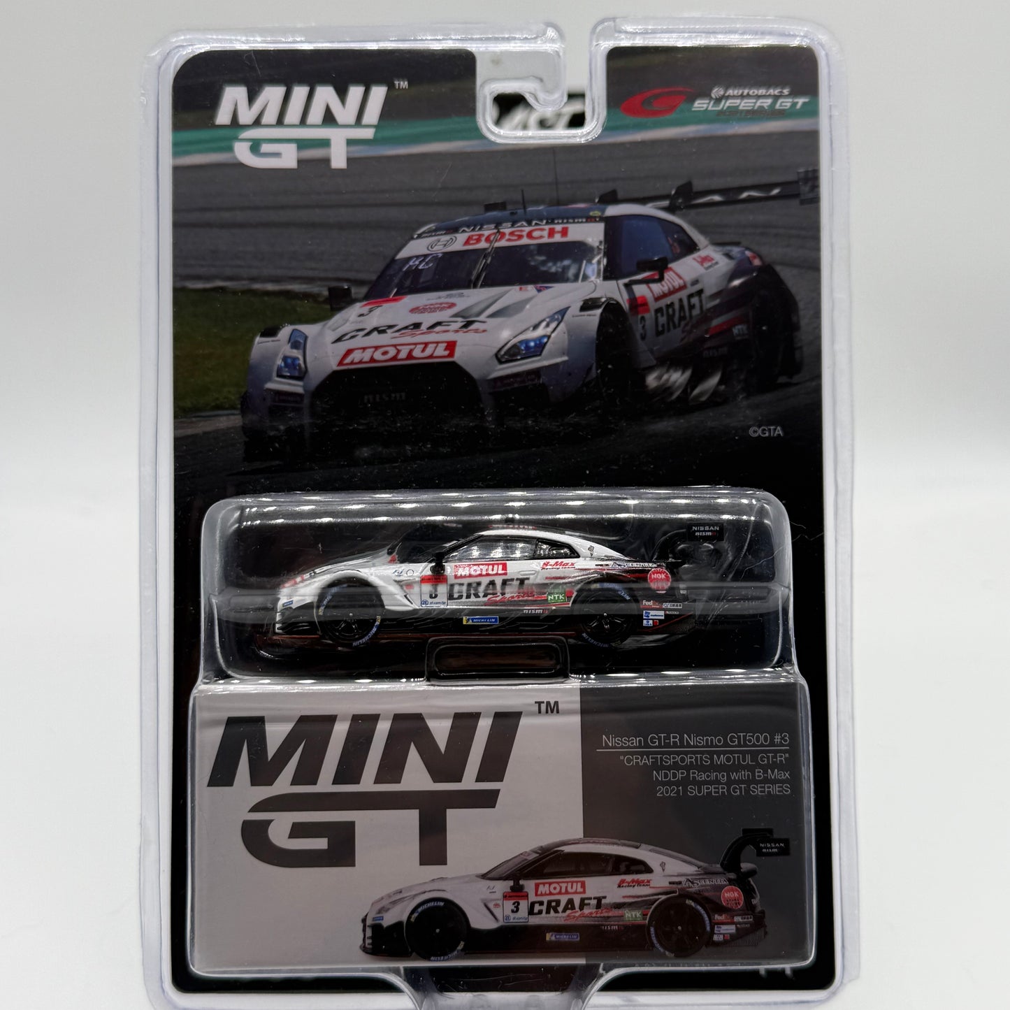 Nissan GTR Nismo GT500 #3 Craftsports MOTUL 2021 Super GT Series MINIGT