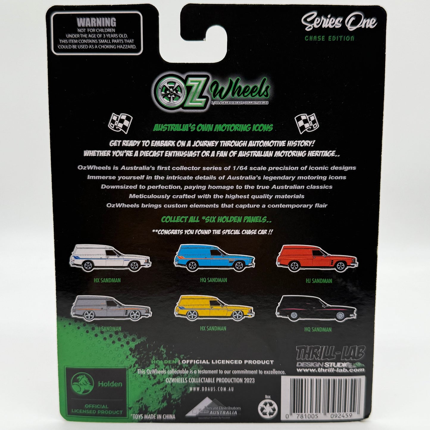 Holden Sandman Limited Edition - Series 1 Ozwheels *RAW CHASE EDITION*