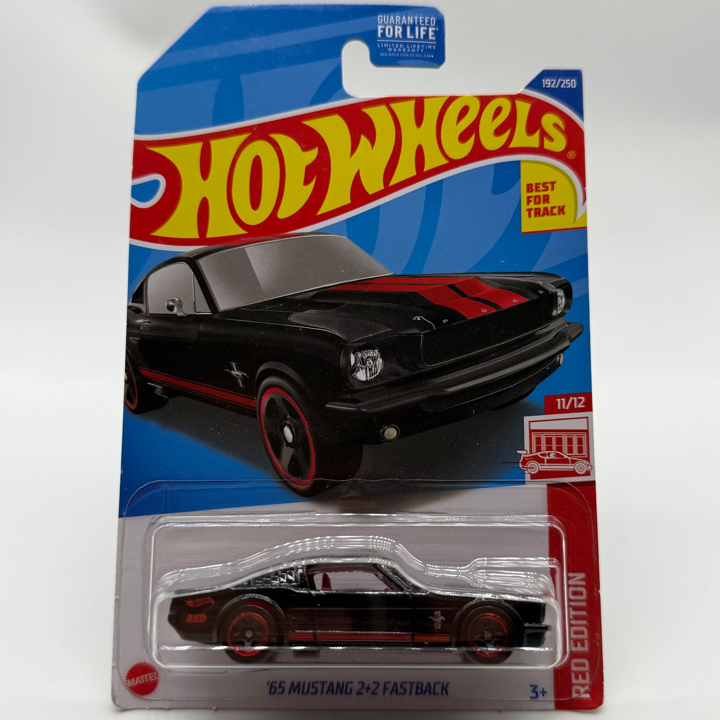 ‘65 Mustang 2+2 Fastback *RED EDITION* 11/12 Hotwheels Mainline TARGET EXCLUSIVE