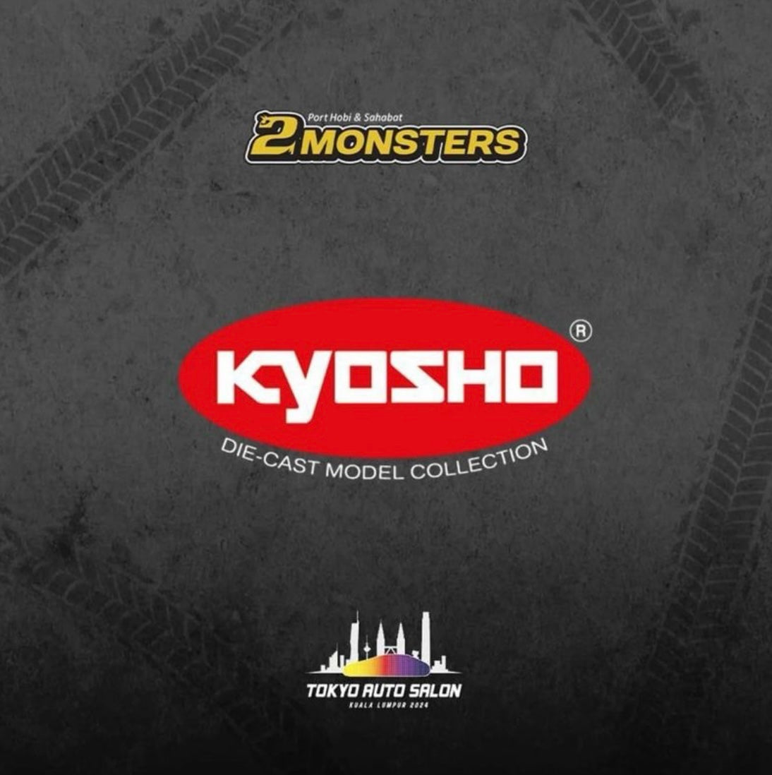 2024 TAS Tokyo Autosalon KL Kyosho Nissan Nismo 400R (R33) Red Exclusive (Light Feature) + Exclusive Pin