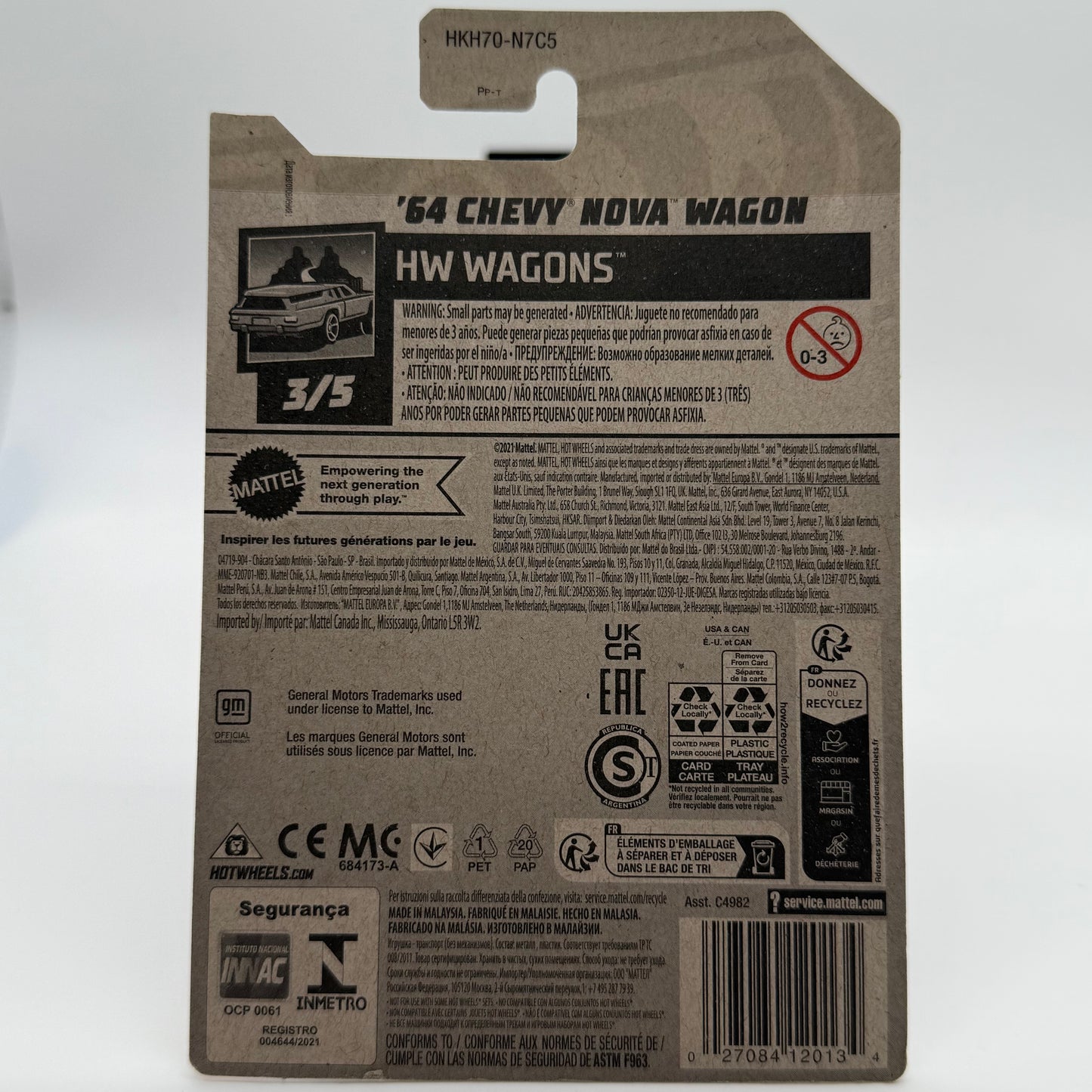 ‘68 Chevy Nova GULF - HW Speed Graphics 7/10 Hotwheels Mainline 67/250