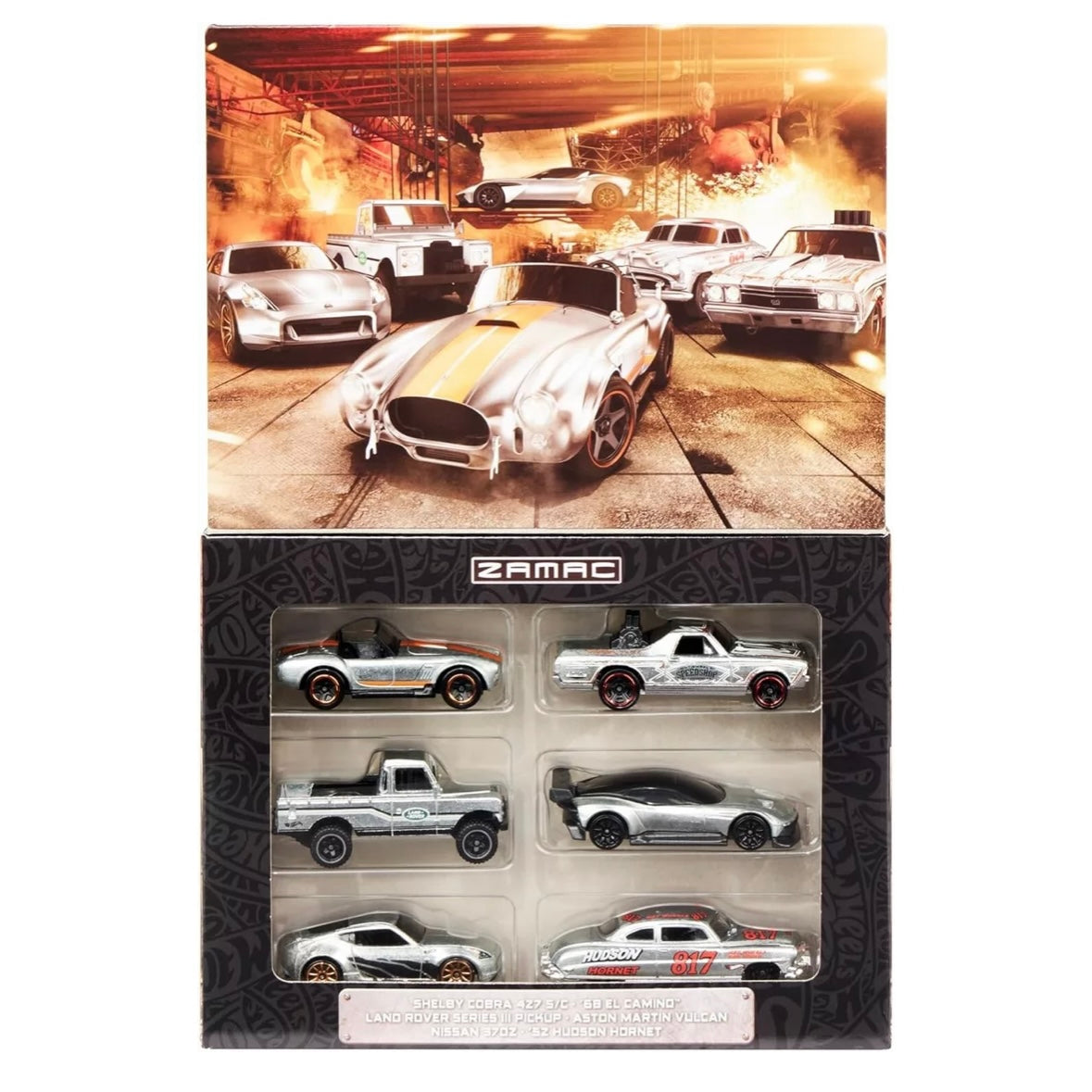 Zamac Cars Multipacks 6 Pcs Car Set HLK52 Hotwheels Boxed Set