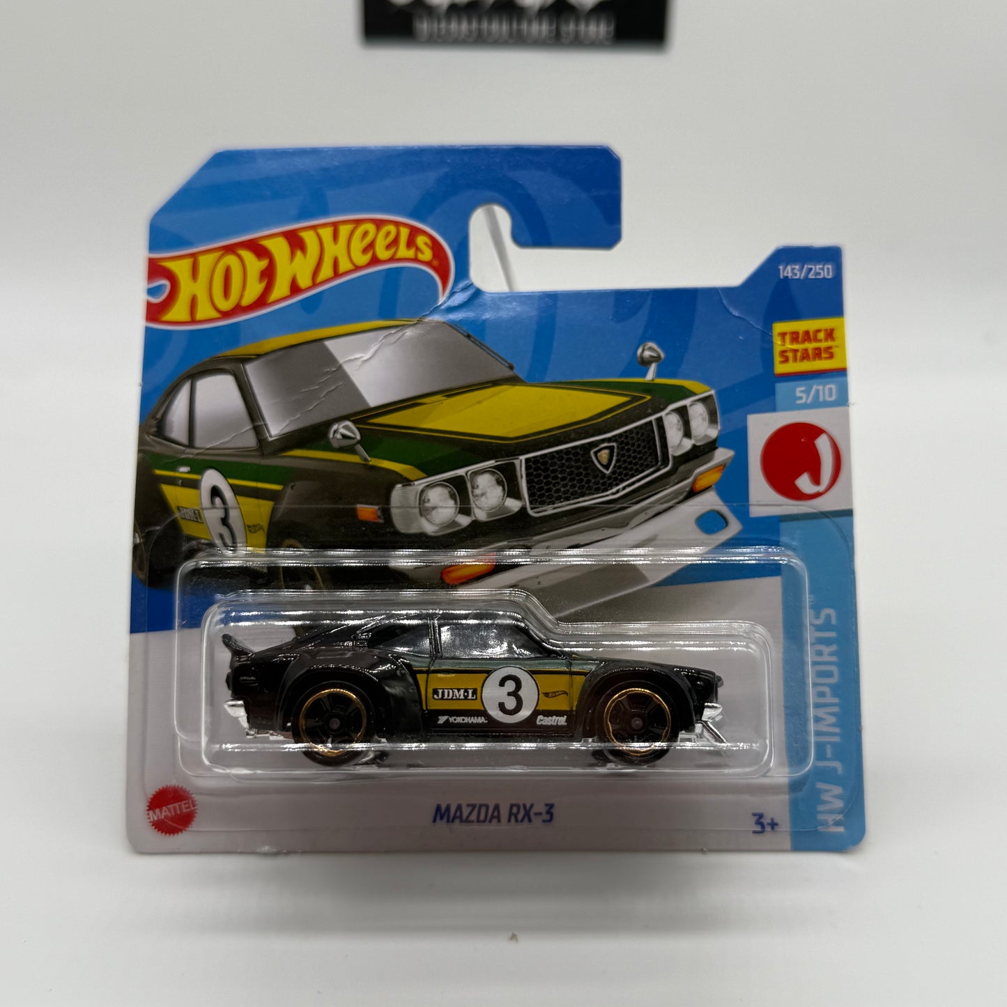 Mazda RX-3 HW J-Imports 5/10 Hotwheels Mainline 143/250 SHORT CARD *Check Condition*
