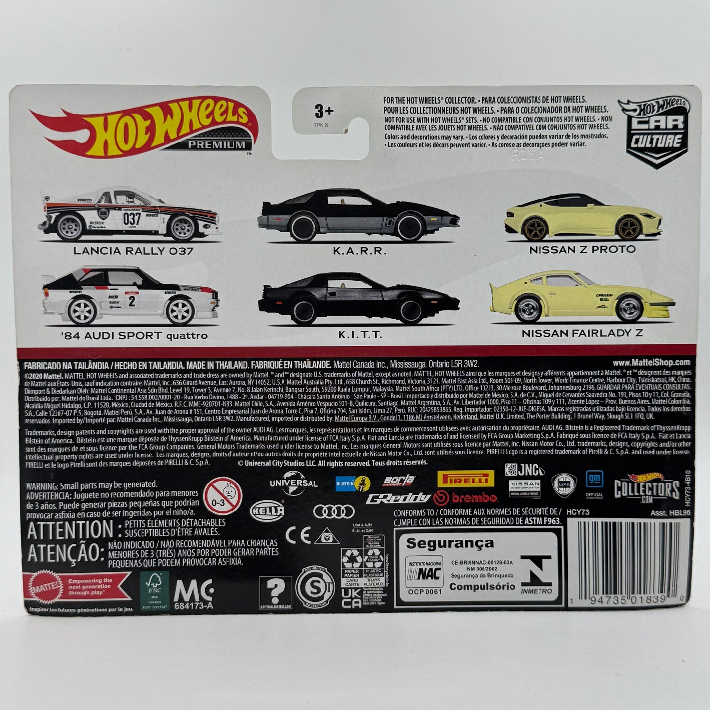 Lancia Rally 037 / ‘84 Audi Sport Quattro TWIN PACK - Hotwheels Premium