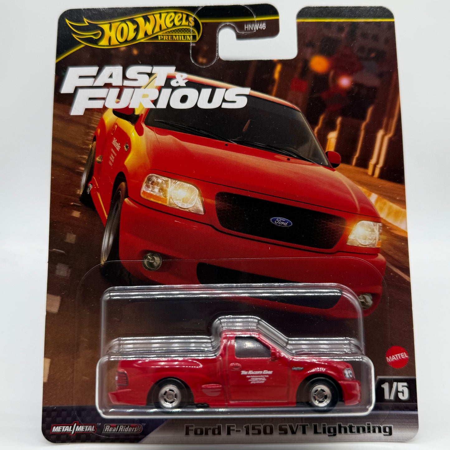 Ford F-150 SVT Lighting FAST & FURIOUS 1/5 Hotwheels Premium
