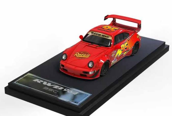 BSC Porsche 911 RWB Mcqueen (Red) Limited to 499pcs