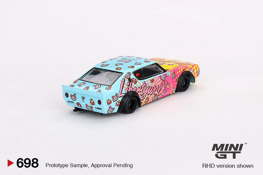 NISSAN SKYLINE KENMERI LIBERTY WALK (LBWK KUMA) MINI GT 1:64 Scale