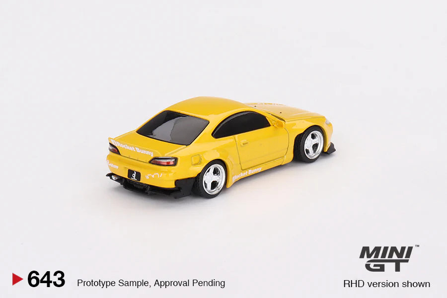 NISSAN SILVIA (S15) ROCKET BUNNY (BRONZE YELLOW) MINI GT 1:64