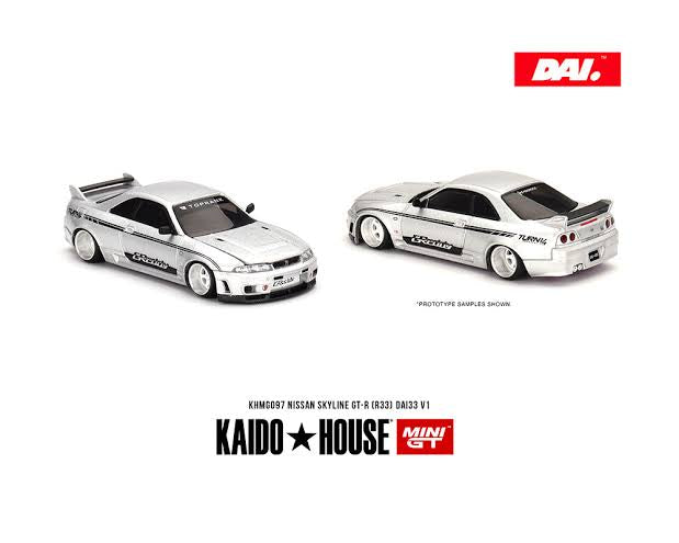 Nissan Skyline GT-R (R33) DAI33 V1 - Kaido House x Mini GT 1:64