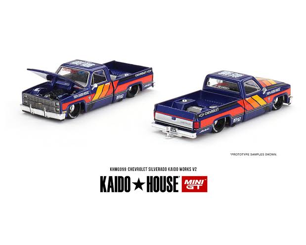 Chevrolet Silverado KAIDO WORKS V2 Kaido House x Mini GT 1:64