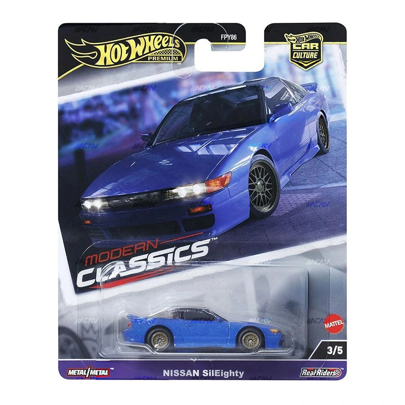 Nissan SilEighty 3/5 - Modern Classics 4/5 Hotwheels Premium Car Culture