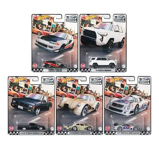 Boulevard #36-40 Set Of 5 Complete Hotwheels Premium