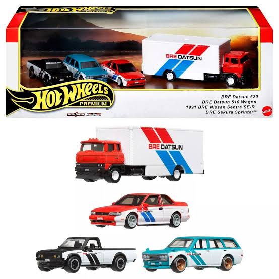 Datsun BRE - Hotwheels Premium Display Box Set