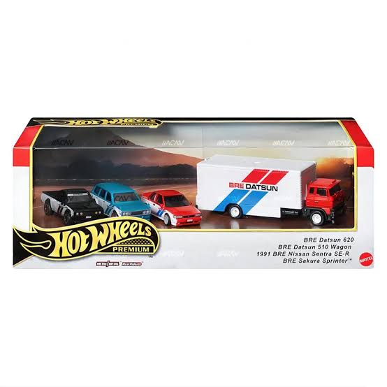 Datsun BRE - Hotwheels Premium Display Box Set
