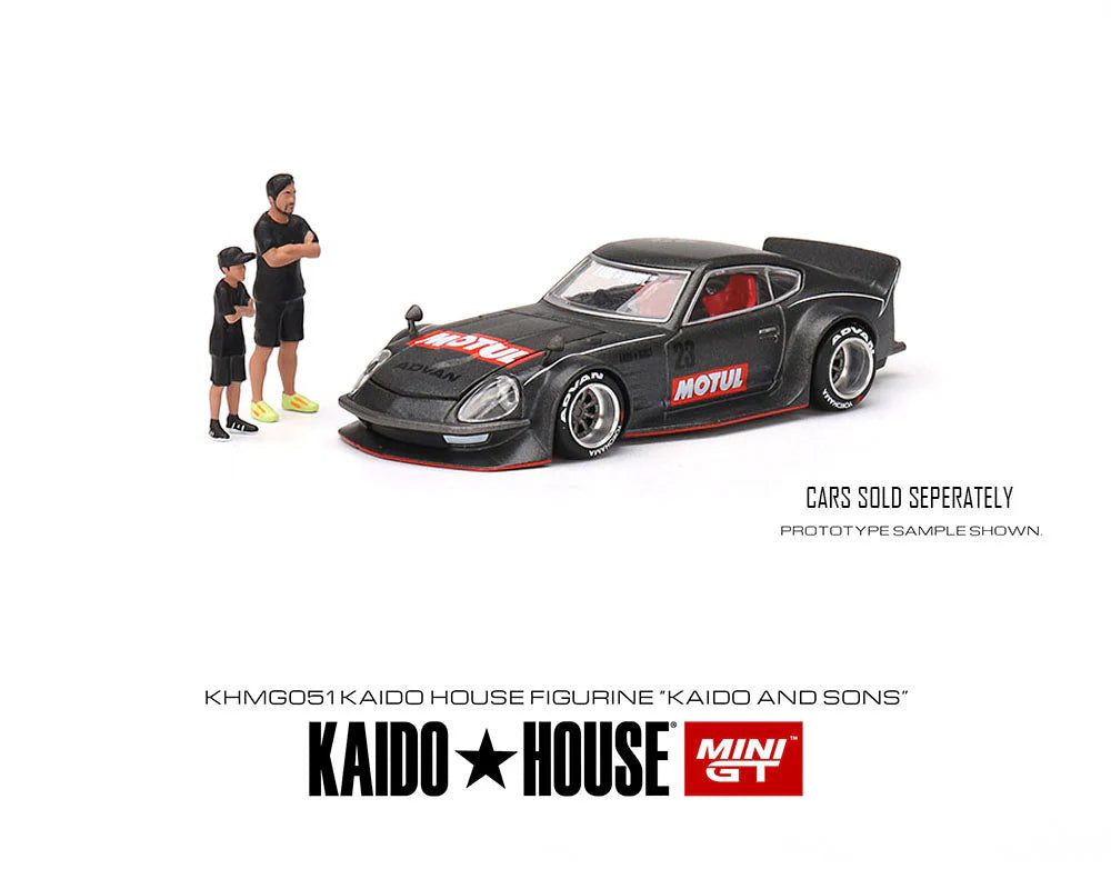 Figurine Set of 4 Kaido & Sons – Limited Edition Kaido House x Mini GT 1:64