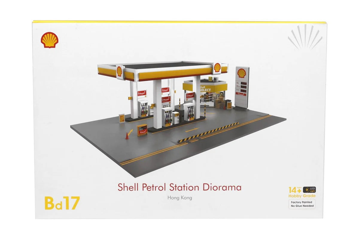 Shell Petrol Station Diorama - 1:64 Scale Bd17