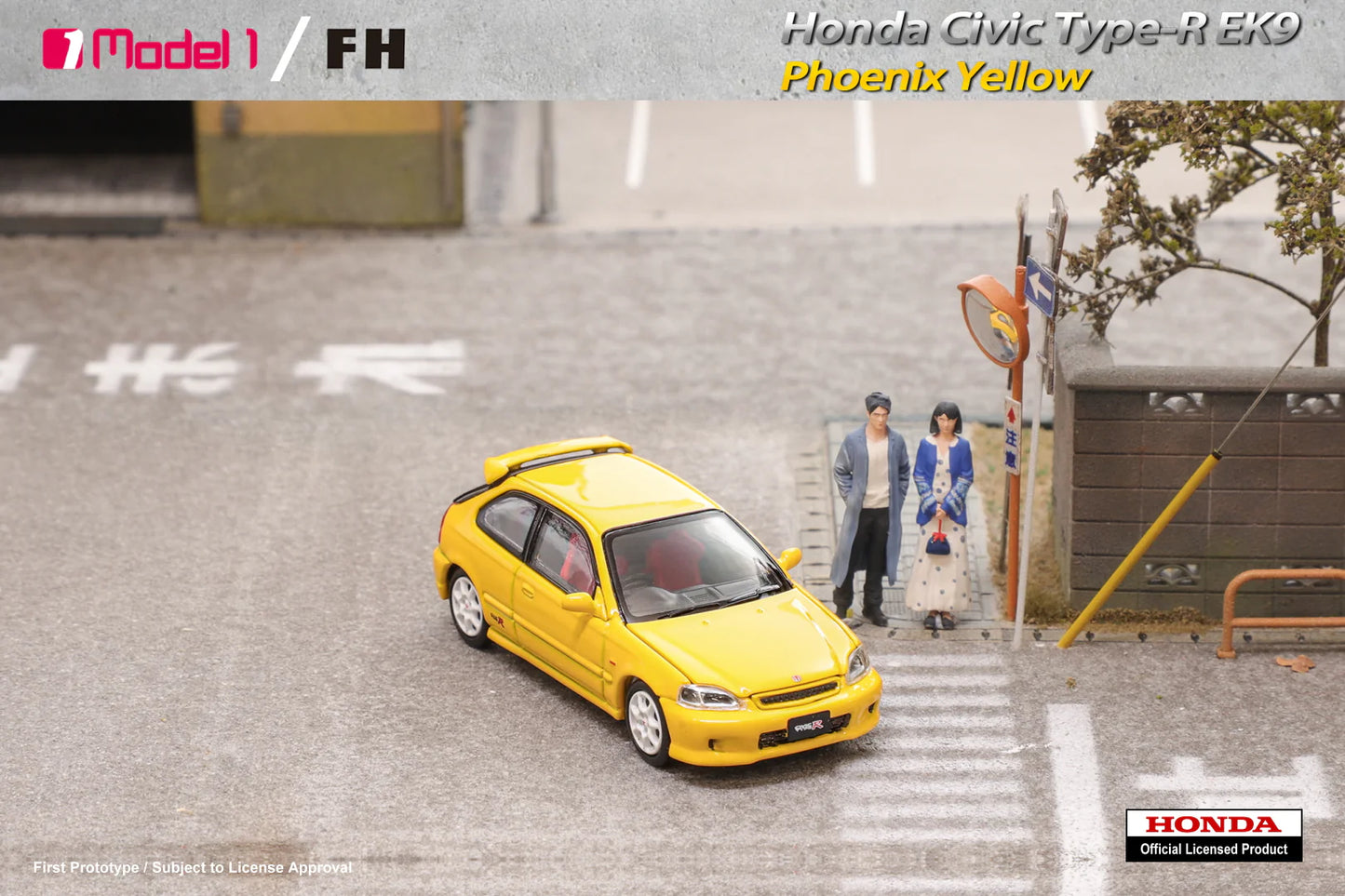 Honda Civic TYPE-R 1ST GEN EK9 PHOENIX YELLOW FOCAL HORIZON LIMITED TO 999pcs