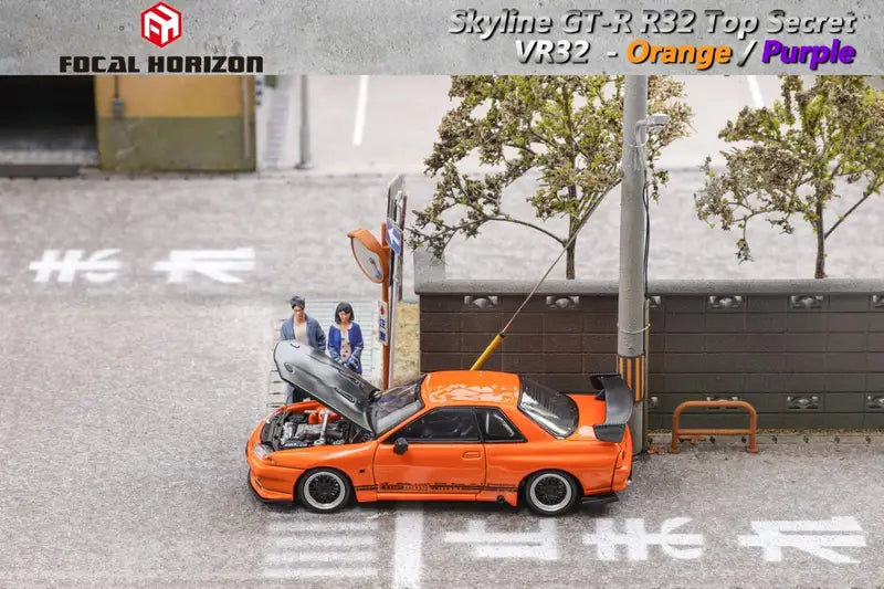 Nissan Skyline GT-R 3rd generation R32 (Orange) - Focal Horizon Limited to 999pcs