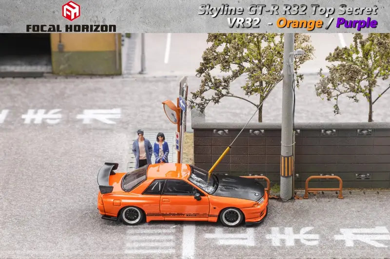Nissan Skyline GT-R 3rd generation R32 (Orange) - Focal Horizon Limited to 999pcs