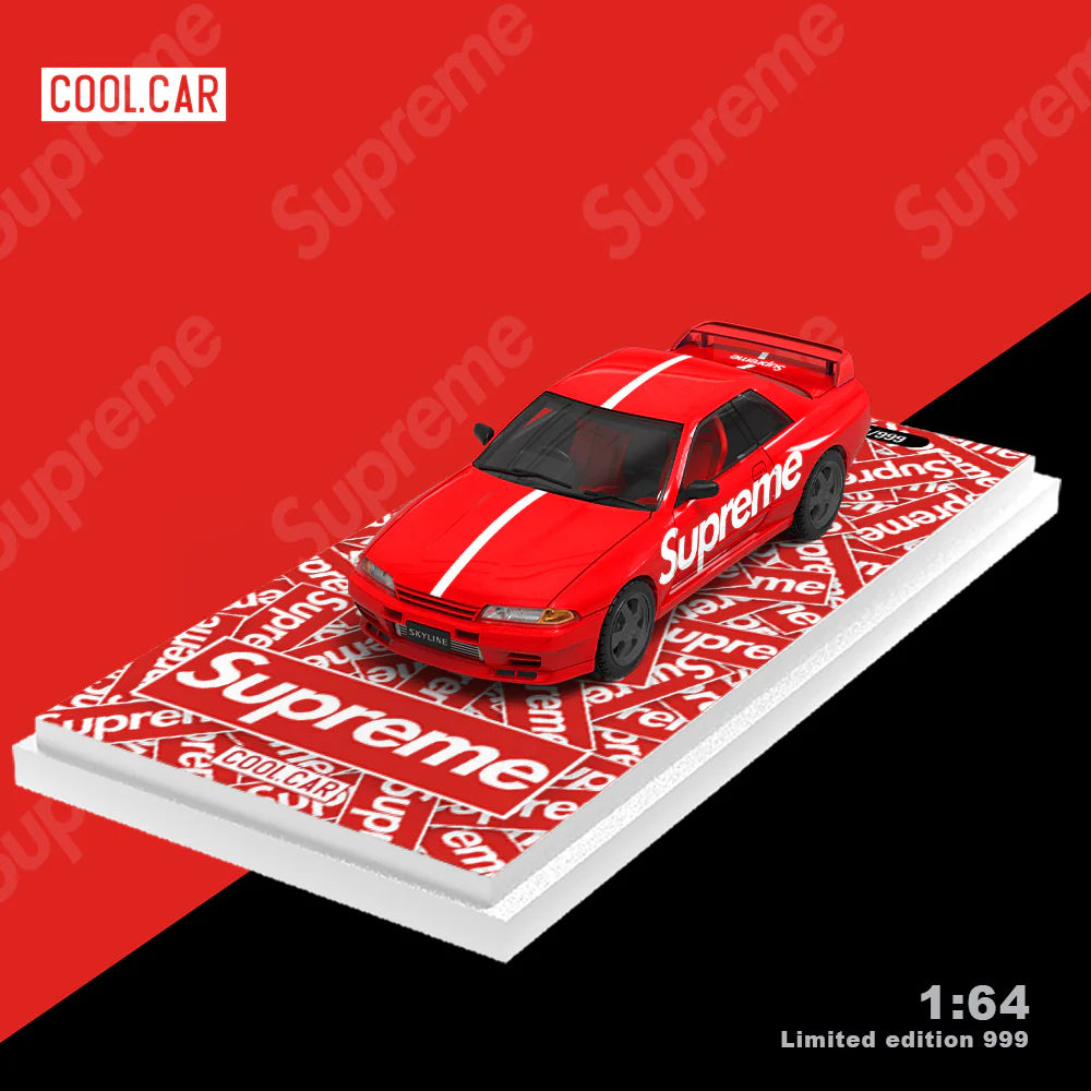 Nissan Skyline GTR R32 SUPREME LIVERY Limited Edition COOL CAR 1:64