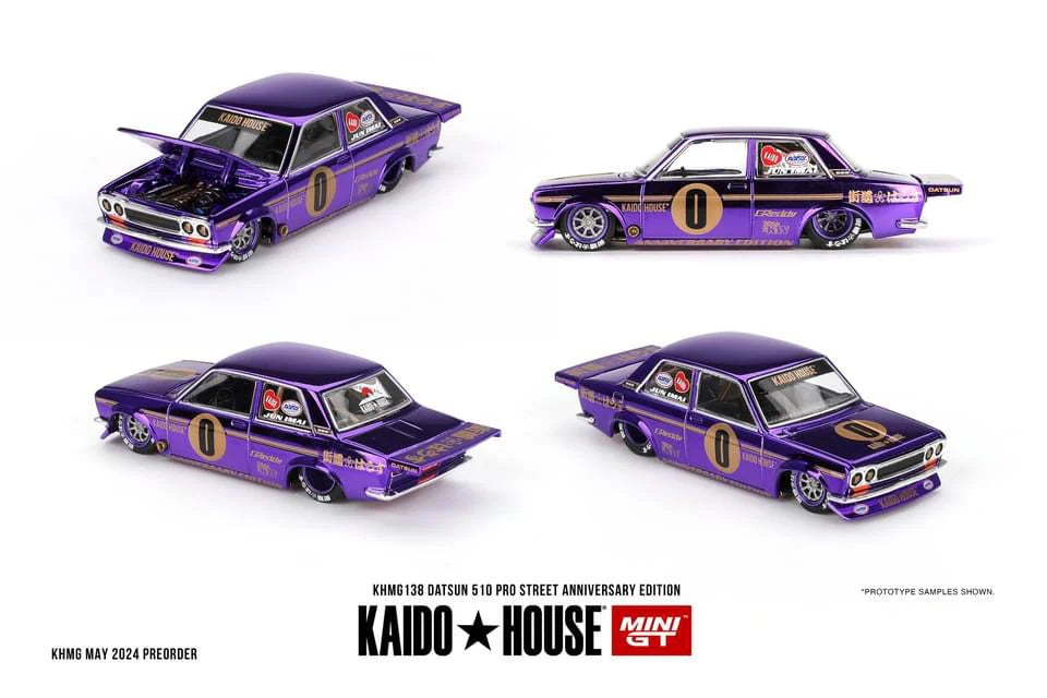 Datsun 510 Pro Street Anniversary Edition - Kaido House x Mini GT 1:64