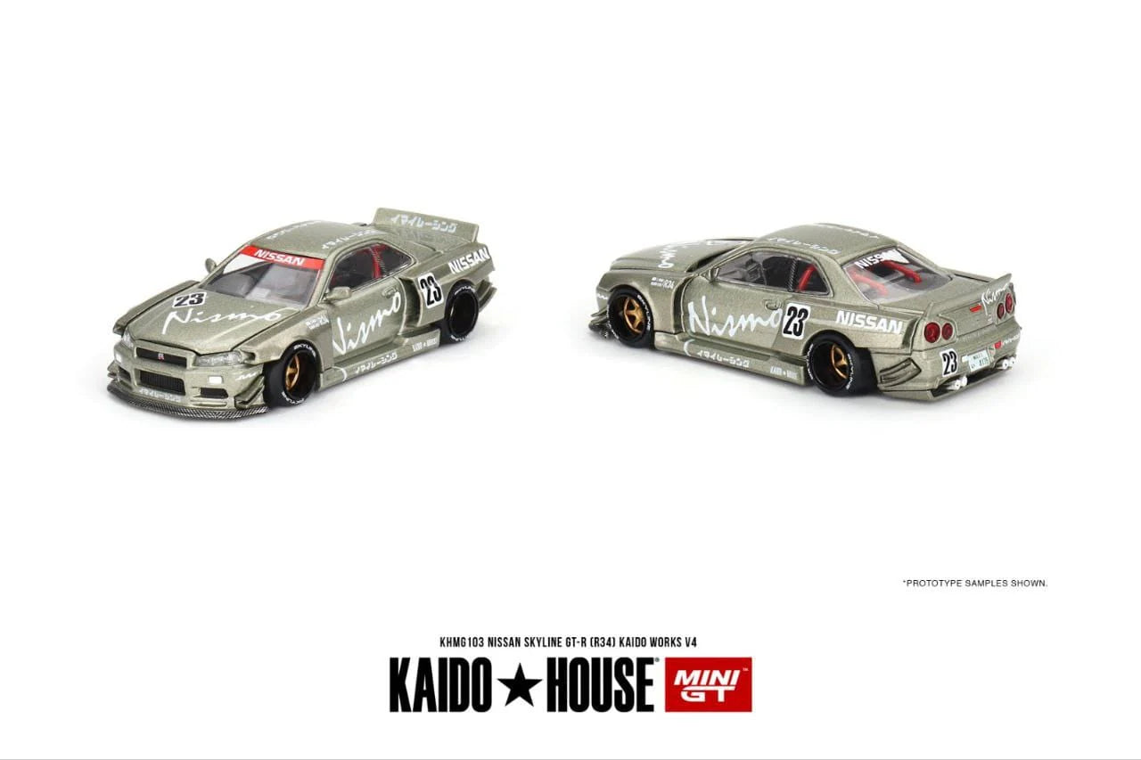 Nissan Skyline GT-R (R34) Kaido Works V4 - Kaido House x MiniGT