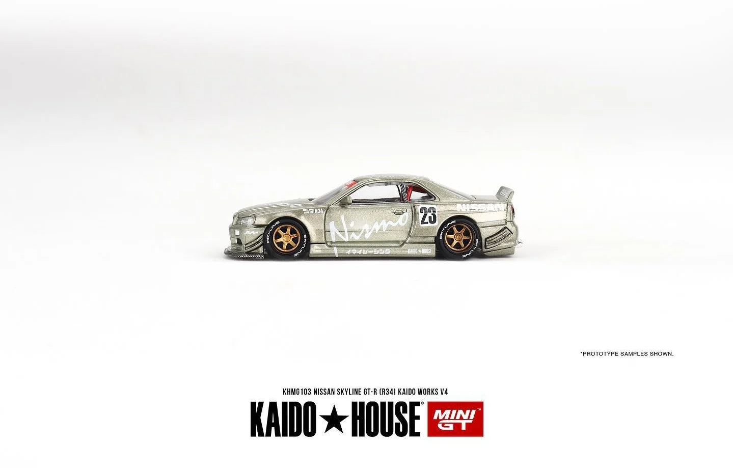 Nissan Skyline GT-R (R34) Kaido Works V4 - Kaido House x MiniGT
