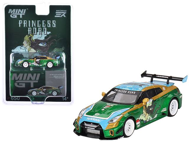 NISSAN GT-RR (R35) LB-SILHOUETTE “PRINCESS RORO MINI GT X MIZU 1:64