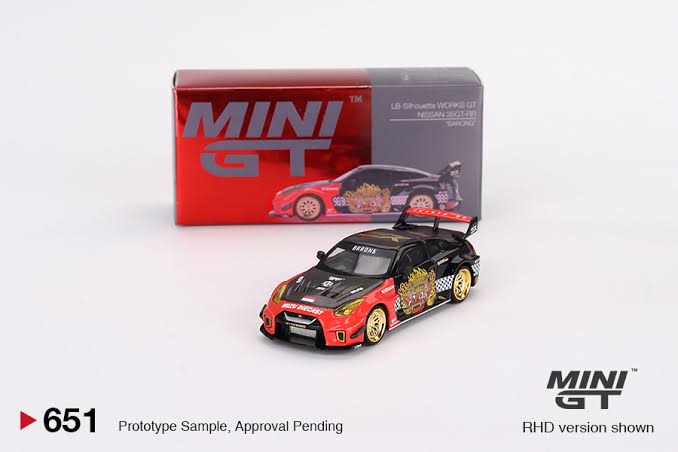 Mini GT LB-Silhouette WORKS GT NISSAN 35GT-RR Ver.1 “BARONG” MINI GT x MIZU Diecast
