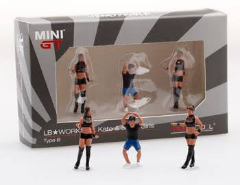 LBWK Works Mini Figures Mr. Kato & Show girls (Type B)