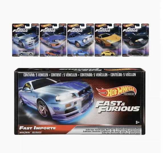 Fast & Furious - FAST IMPORT SET COMPLETE SET OF 5