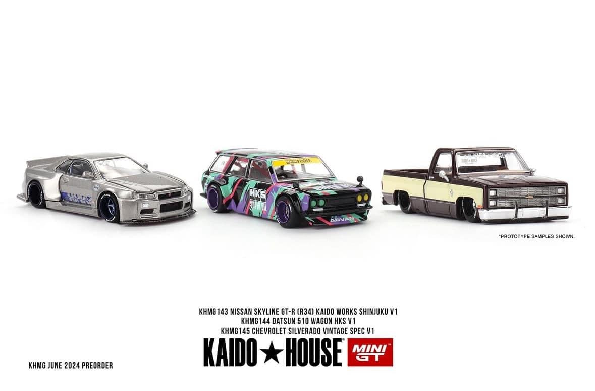 Chevrolet Silverado Vintage Spec V1 - Kaido House x Mini GT 1:64