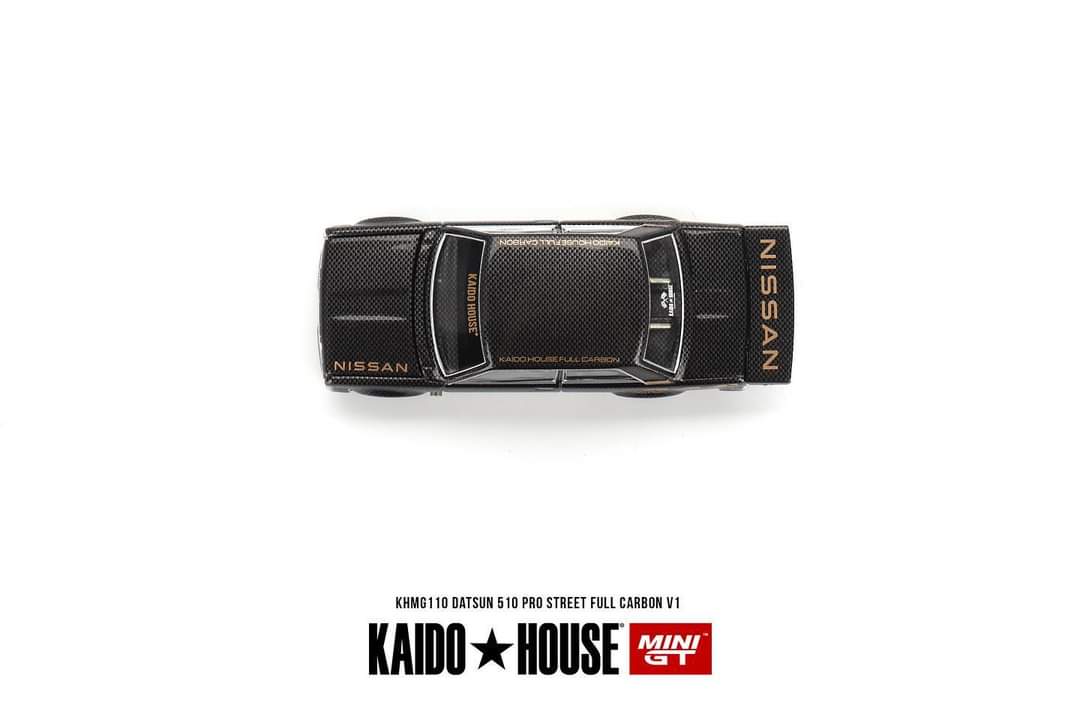 DATSUN 510 PRO STREET FULL CARBON V1 - Kaido house x MINIGT 1:64 KHMG110
