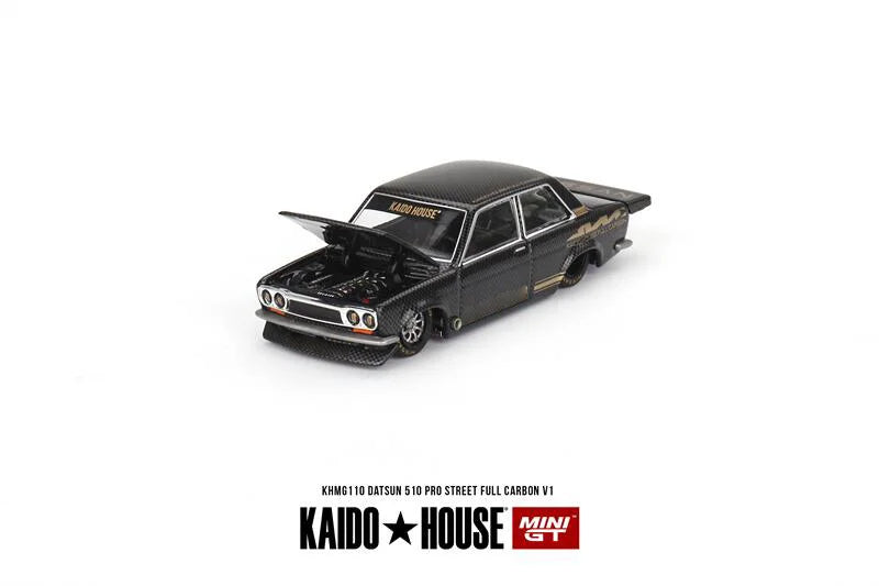 DATSUN 510 PRO STREET FULL CARBON V1 - Kaido house x MINIGT 1:64 KHMG110