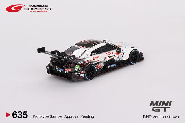 Nissan GT-R Nismo GT500 #3 NDDP Racing 2021 SUPER GT - MINI GT 1/64 - 635