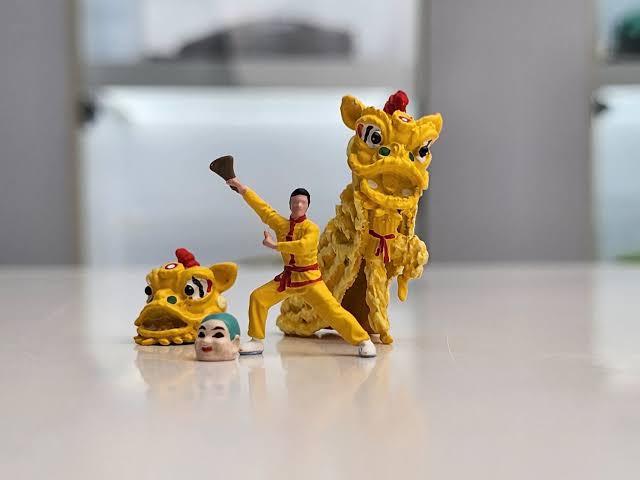 Lion Dance 2 - American Diorama 1/64