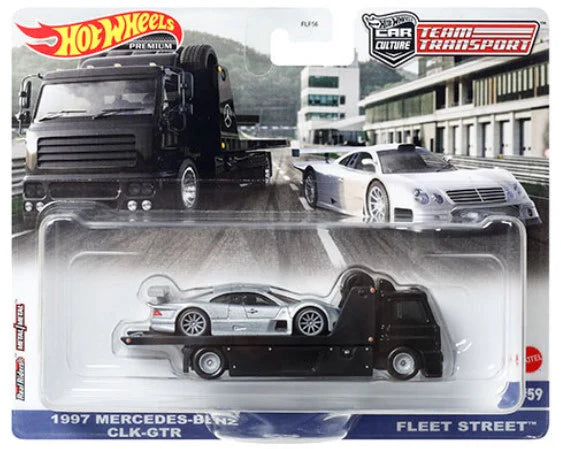 1997 Mercedes-Benz CLK-GTR / Fleet Street - 2023 Team Transport Hot Wheels 1:64