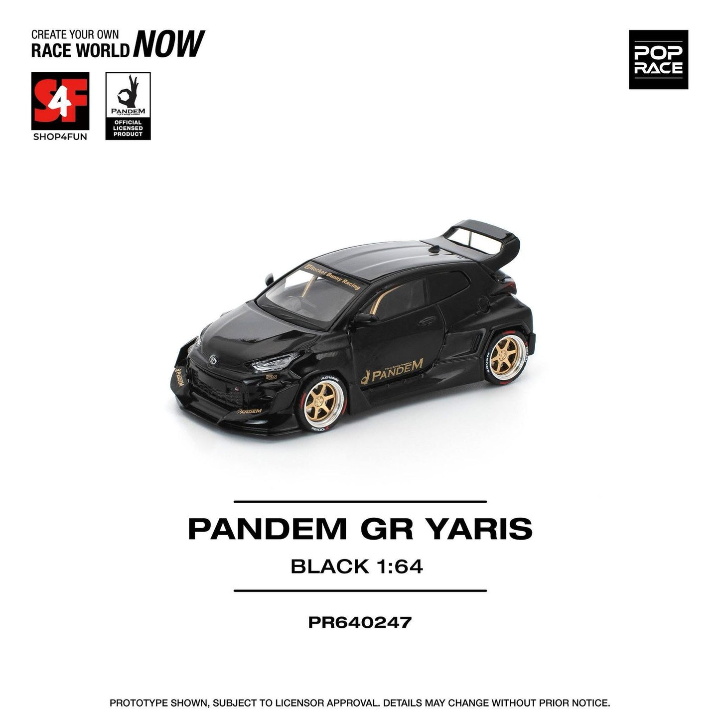 Toyota GR Yaris - POP RACE Manila International Auto Show Limited 2000pcs PR640247 Black