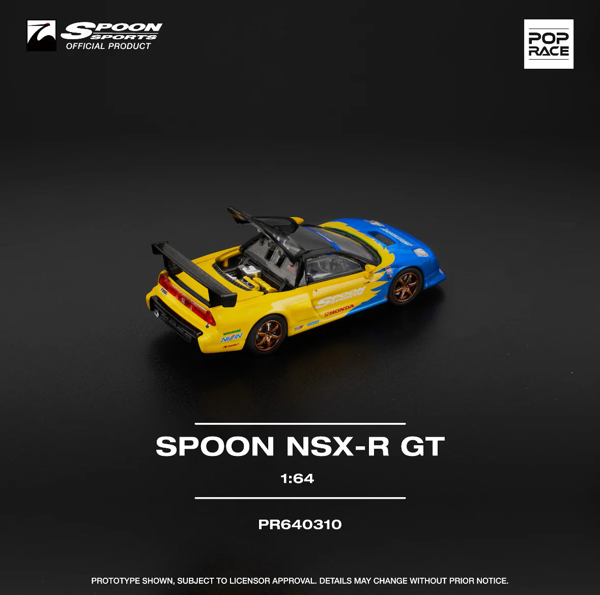 Spoon Honda NSX-R GT - Pop Race 1:64