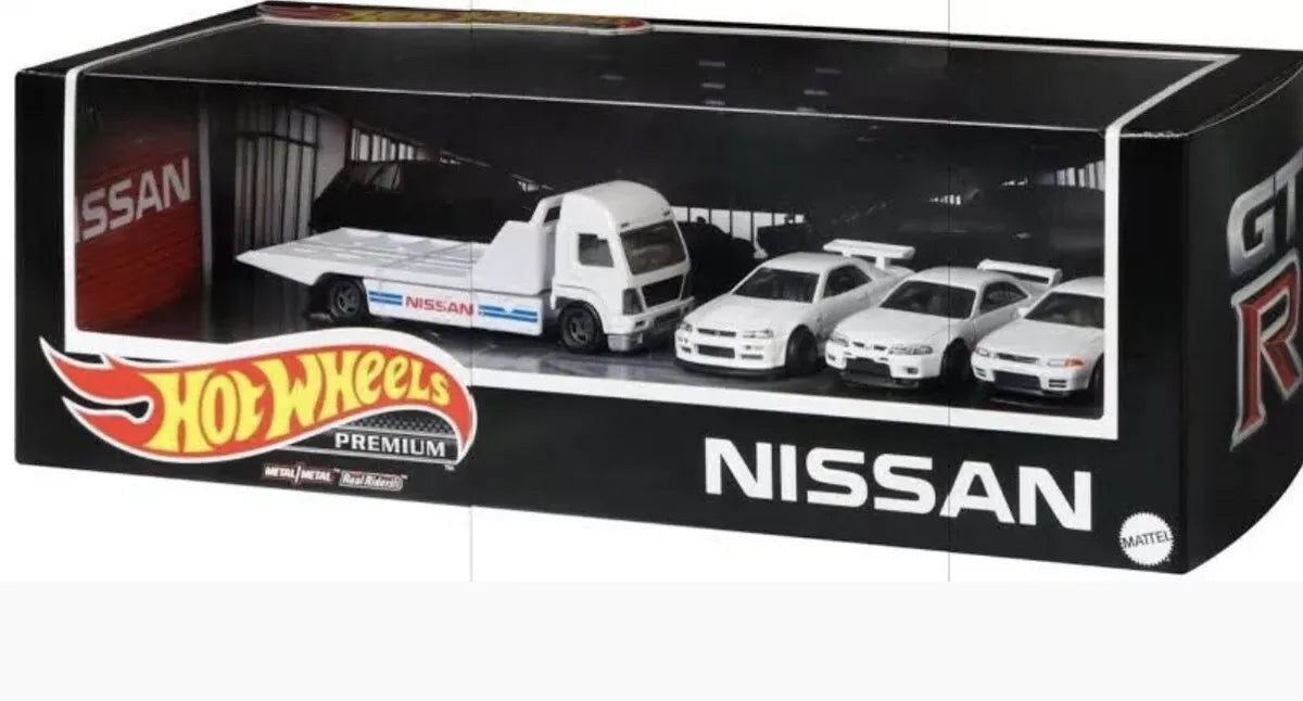 Nissan GTR Garage Diorama Premium Hotwheels Boxed set 2020 1:64 Scale