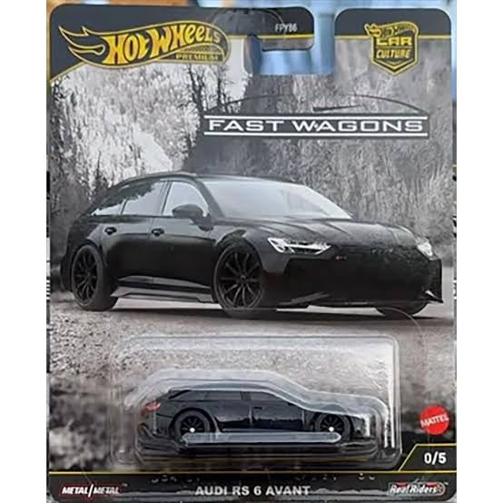 Audi RS 6 Avant *Chase* 0/5 FAST WAGONS Hotwheels Premium Car Culture