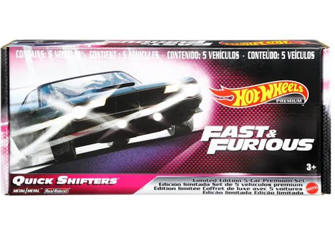 Fast & Furious Quick Shifters Set Hotwheels Premium Boxed Set